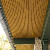 home exterior underside of roof