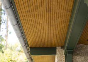 home exterior underside of roof