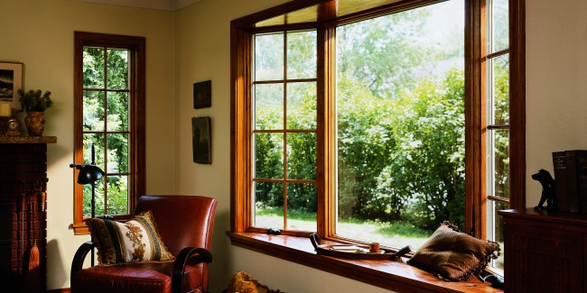 400 Series Casement Bay Windows, Colonial Grilles, Estate Hardware Collection