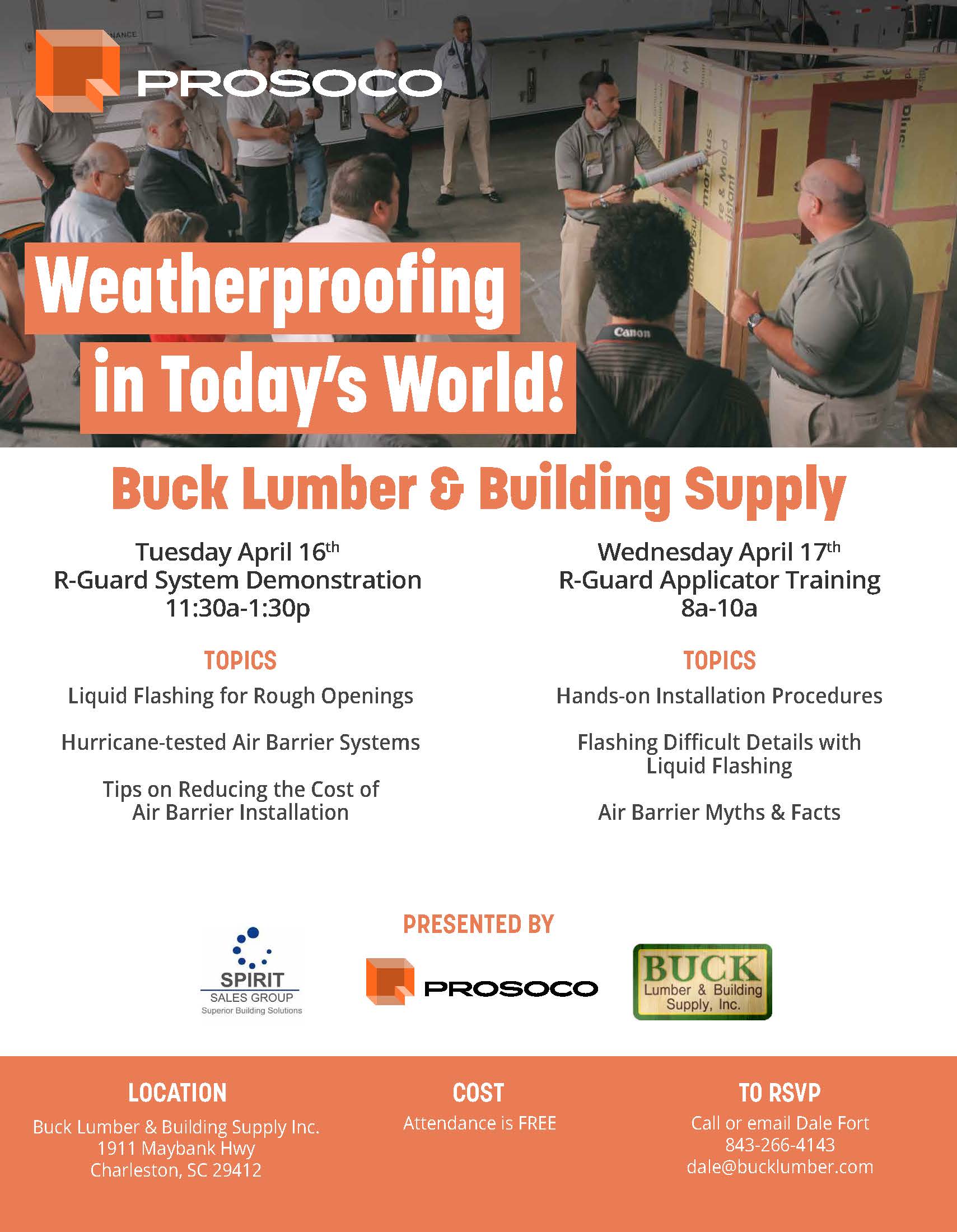 RGuard Event Flyer – Buck lumber